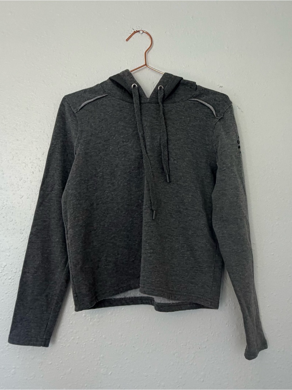 BCBGeneration light Gray Hooded Crewneck Sweatshirt medium